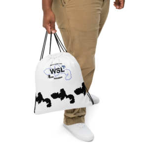 Drawstring bag - WSL logo + Loon, Fish