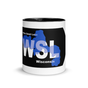 WSL faded lake logo Mug with Color Inside